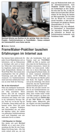 Frame-User.de im Deutschen Drucker